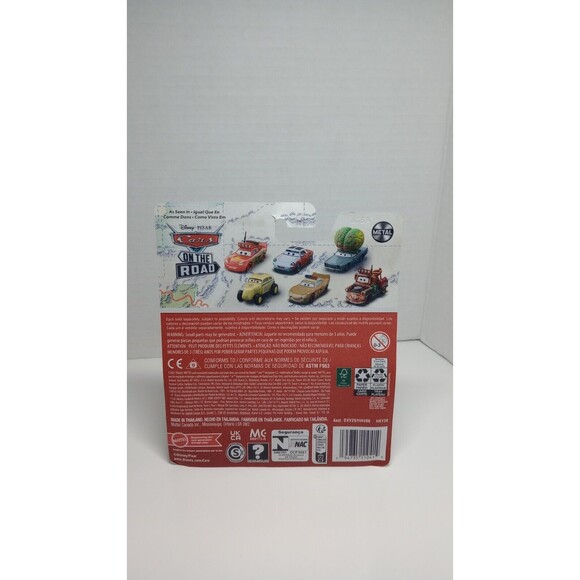 2023 Disney PIXAR Cars On the Road CLAIRE GUNZ'ER clown white/pink/red 1:55 - Picture 6 of 6